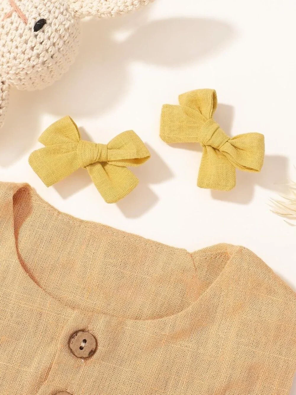 40pcs Mini Lined Hair Clips for Babies, Toddlers & Girls - Colorful Tiny Bows